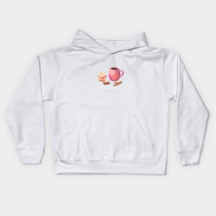 Cupcake and coffee Kids Hoodie